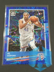 2020-21 Panini Donruss Optic Al Horford #22 Blue Velocity Prizm Thunder OKC